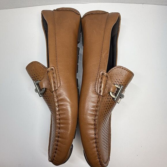 Cole Haan Garland Laser Bit Driving Loafers In Tan  Sz 8.5 New main image 5